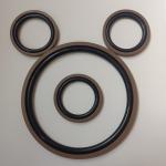 PTFE Sealing Element Holes With Sliding Ring Combination Sealing Ring Glee Ring