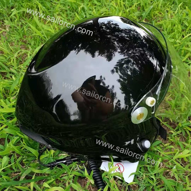 Noise cancel PPG helmet with full headset EN966 certificated Paramotor helmet China supplier