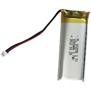 China 3.7V 1000mAh Rechargeable Lithium Polymer Battery 102050 for Beauty Products factory