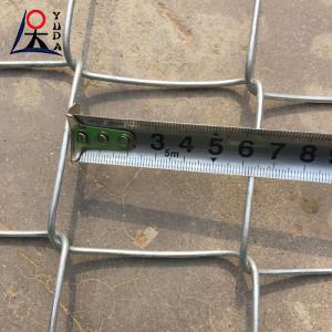 China 8 Ft Chain Link Fence Panels Galvanized Chain Security Wire Fence factory