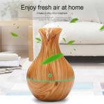 Mini 130ml Wood Grain Humidifier Electric Household Office Indoor Ultrasonic