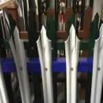 Garden 100x55mm Post Galvanised Palisade Fencing Rot Proof