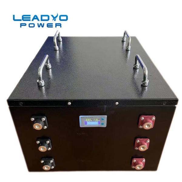 Metal Case Golf Cart 48V 100Ah Lithium Ion Batteries Metal Case Rechargeable