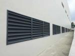 Anodized Prefabricated Fixed Aluminum Louvered Window Weatherproof
