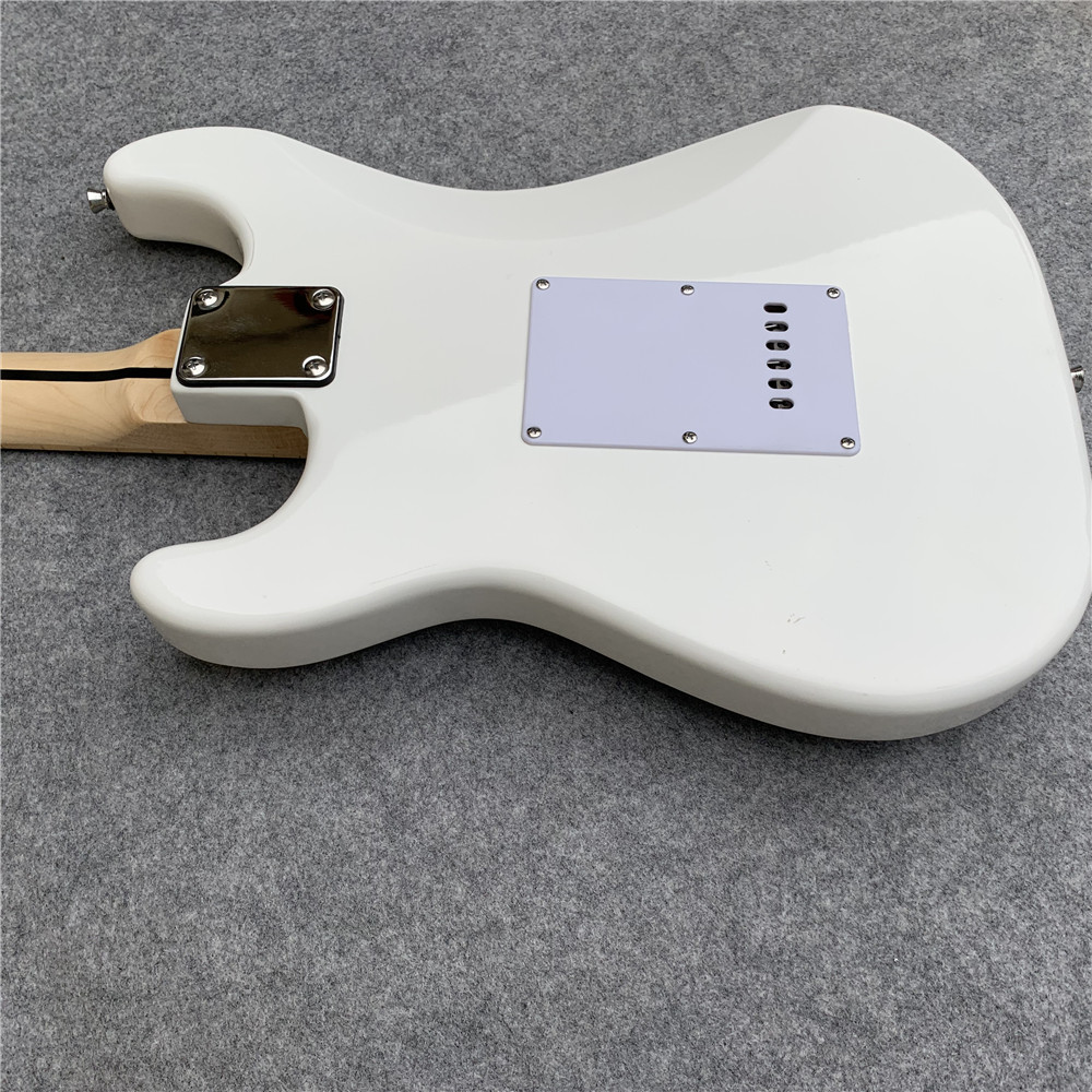 High Quality blue and white porcelain electric guitar white guitar birthday present free shipping