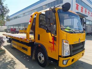 China Howo Sinotruck Tilt And Slide Recovery Trucks 4 Tons 116hp Rated Power factory