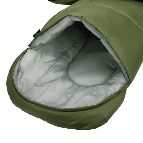190T Polyester Waterproof Sleeping Bag for Camping Hiking Mountaineering