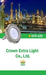 China ATEX CE RoHS LED Explosion Proof Lighting Fixture for Refinery OIL Gas Station factory