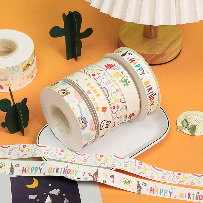 20mm*25y Slit Edge Cotton Ribbon For Cake Package And Decoration