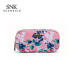 Vintage Floral Printed Zipper Waterproof Travel Wash Bag