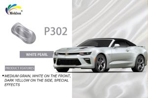 China Durable Glossy Pearlescent White Car Paint , Waterproof Pearl Clear Coat Auto Paint factory