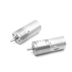 China 12v 24v 25mm Micro DC Brushed Dc Gearbox JGA25-370 24v Dc Motor factory