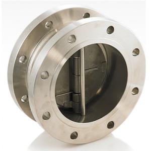 China wholesale ductile iron stainless steel pn16 bs din swing dual check valves factory