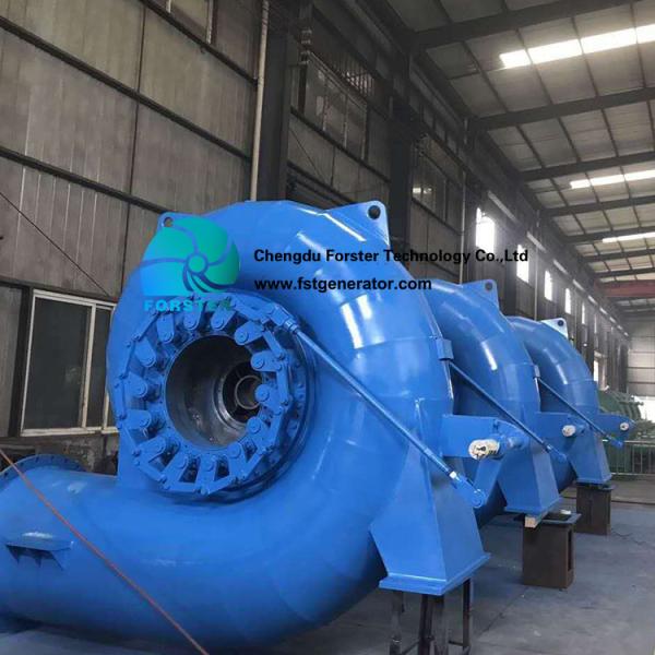 Brushless Excitation Small Francis Turbine , Hydroelectric Water Turbine CE