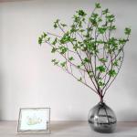 Artificial Green Plant Simulated Hanging Bell Flower Branch Interior Tabletop