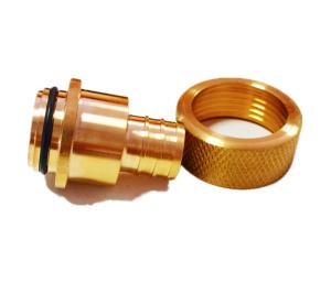 China Male thread Lead Free Brass Fitting For Pipe Using CNC factory