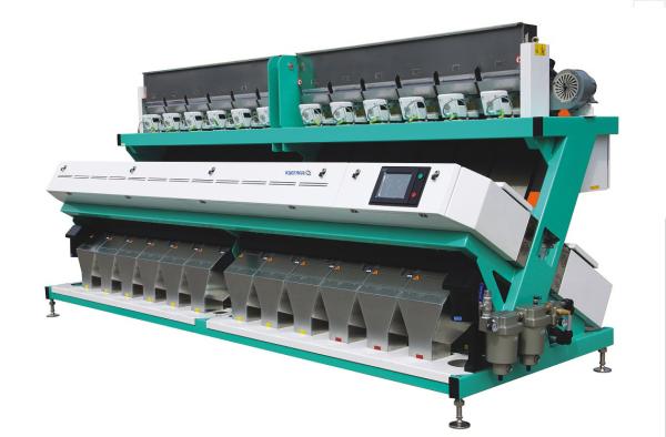 China High Resolution Rice Color Sorting Machine 12 Chute Unique Colour Sorter factory