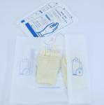 Milky White Sterile Latex Surgical Gloves Powder Free 6.5 Inch