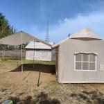 Large PVC Full Garden Tents Inflatable Air and Travelling Tent Suit for 2-3