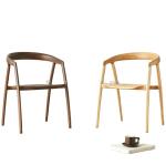 Home Furniture Luxury Modern Dining Chair with Solid Wood Frame and Single
