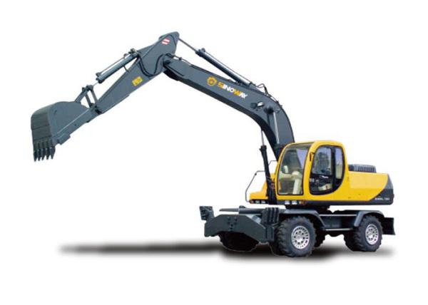 Earth Moving Machinery 15ton Wheeled Excavator Cummins Engine For Building