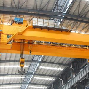 China 20 / 5 Ton QD Model Double Girder Electric Overhead Travelling Crane factory