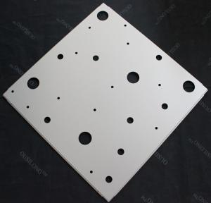 China Modern Perforated Anti-rust Aluminum Galvanized Steel Ceiling Suspension System 595x595mm factory