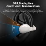 AAC Codecs Bone Conduction Earphone Clip Earring Ear Hook Headsets for Sport and