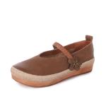 S131 Factory new genuine leather Velcro literary and fresh women's shoes, cotton
