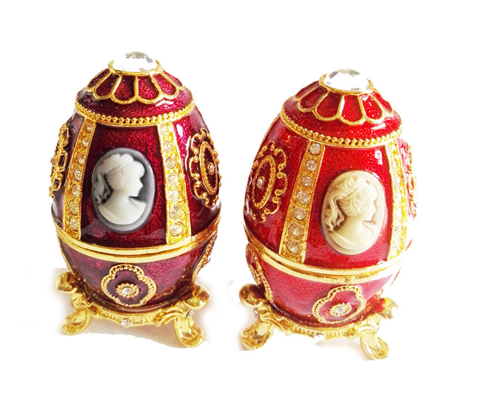 Faberge egg jewelry trinket boxes easter eggs jewelry box vintage home decor Christmas gifts decoration Russian Craft