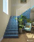 No Resin Terrazzo Floor Tiles Eco Friendly High Performance Good Hardness