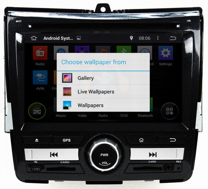 Ouchuangbo DVD GPS Navigation iPod USB 3G Wifi for Honda city 2008-2011 Android 4.4 OS