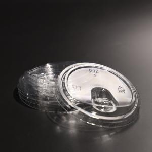China 93mm PET Plastic Cup Lid Leak Proof Available In Various Sizes factory