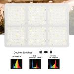 Optical Lens 600W Indoor COB LED Grow Light Panel With Double Switches
