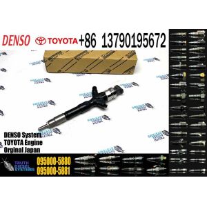 China 0950005880 Common Rail Injector 095000-5880 095000-5881 095000-5660 23670-30050 2367039096 23670-39095 for TOYOTA 2KD-FTV Engine on sale