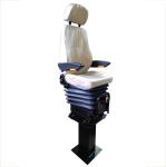 M801 Air Suspension Boat Seat Customized Boat Driver Seat Beige Grey