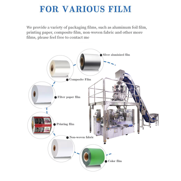 High-Speed Bagging & Sealing Packing Machine Multi-Head Packaging Machine Fully Automatic Powder Packing Machine vacuum packing machine Weight Packing