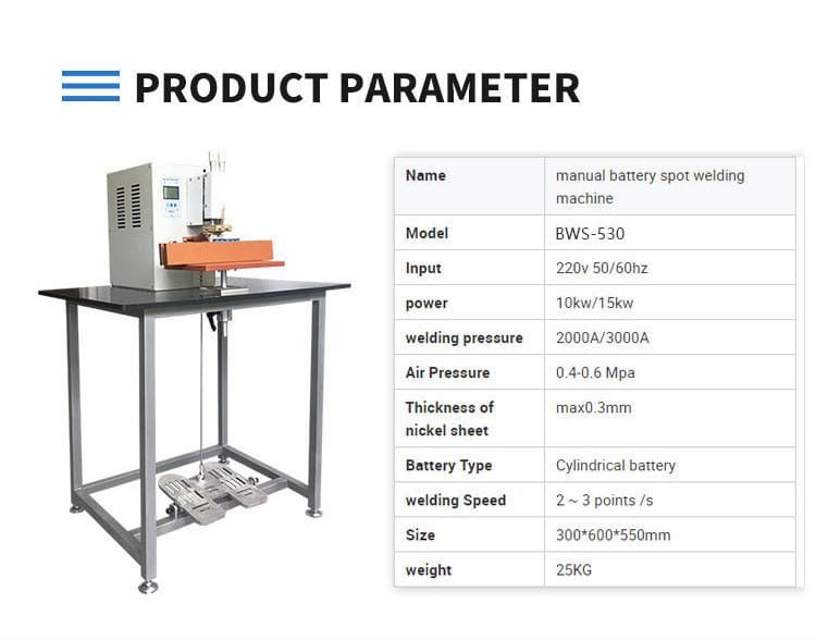 Portable Lithium Ion Battery Welding Machine For 18650 32650 4680 Battery Pack