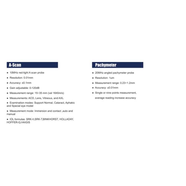 high quality factory price for the portable a scan ophthalmic/low price ophthalmic ultrasound b scan