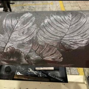 China Wallpaper Steel Embossing Roller 100mm-1500mm Dia Stainless Roller factory