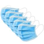 Soft 3 Ply Disposable Face Mask Personal Care / Construction Breathing Masks
