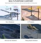 Manufacturers wholesale garden Carport parking shade canopy garage summer garden