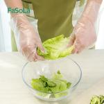 Transparent Disposable Food Safe Gloves Customized Thickness And Exclusive
