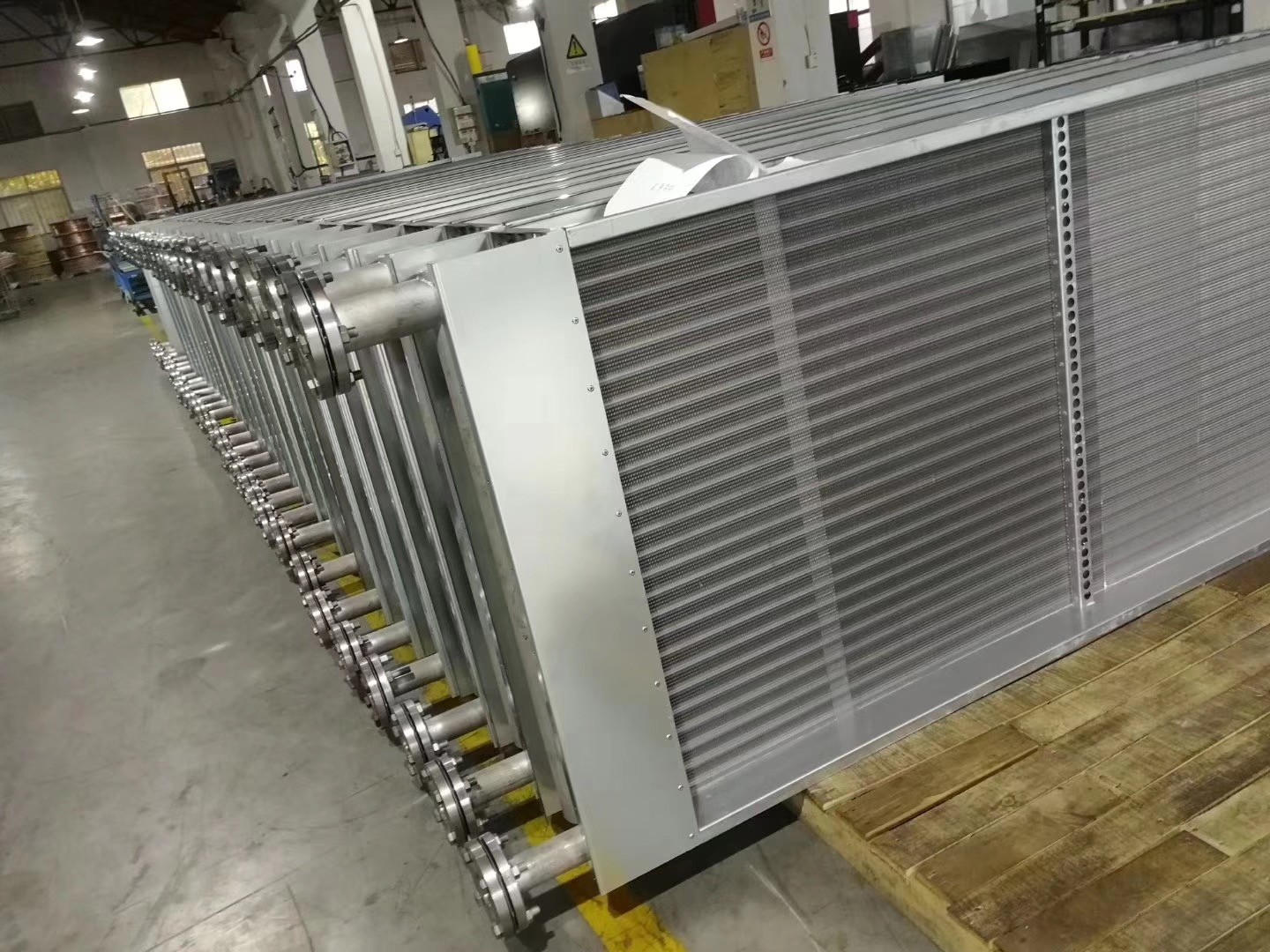 Copper Tube Fin Type Air Heat Exchanger Hydroponic 6.35 mm