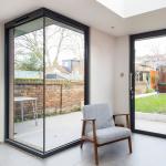 Aluminum Frame Reinforced Seamless Corner Windows For Houses And Office