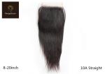 8-20 inches 4 by 4 Remy Human Hair Closure Tight And Neat