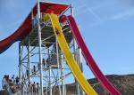 Crazy Free Fall High Speed Slide For Theme Park Adult Rider / Water Sports