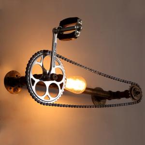 China Bar cafe pub bedroom livng room stair villa E27 Edison Bulb Loft Bicycle wall lamp (WH-VR-23) factory