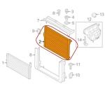 For Rolls Royce Ghost Wraith 2008 6.6 V12 Aluminum Radiator OEM 17117601831