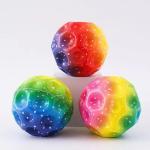 Eco-friendly High Bouncing Moon Shape Anti Relief Ball Toys Space Ball for Kids